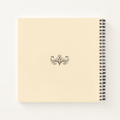 Carnet *~* Lotus Pastel Rose Peach Universe Gold AP3 (Dos)