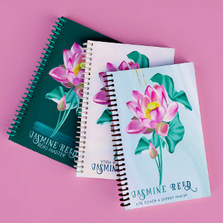 Carnet Lotus rose | Coaches de vie et guérisseurs d'énerg