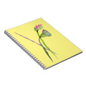 Carnet Lotus rose Zen fleur art bouddhiste (Côté Droit)