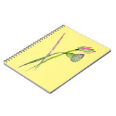 Carnet Lotus rose Zen fleur art bouddhiste (Côté gauche)
