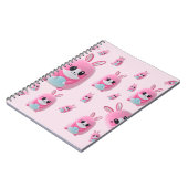 Carnet "Lou Lou". Une créature rose et câline (Côté gauche)