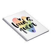 Carnet Loud & Queer | Coeur aquarelle (Côté Droit)