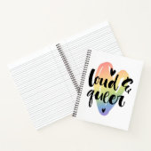 Carnet Loud & Queer | Coeur aquarelle (Intérieur)