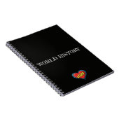 Carnet Louis cœur noir (Côté Droit)