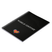 Carnet Louis cœur noir (Côté gauche)