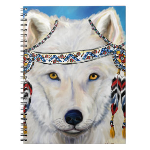 Carnet Loup Blanc