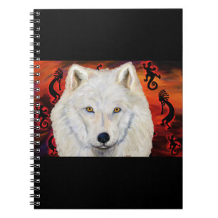 Carnet Loup Blanc Kokopelli