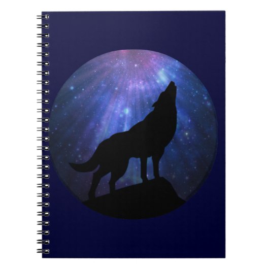 Carnet Loup céleste (Devant)