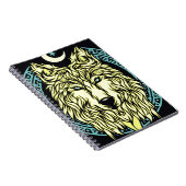 Carnet Loup celtique (Côté Droit)