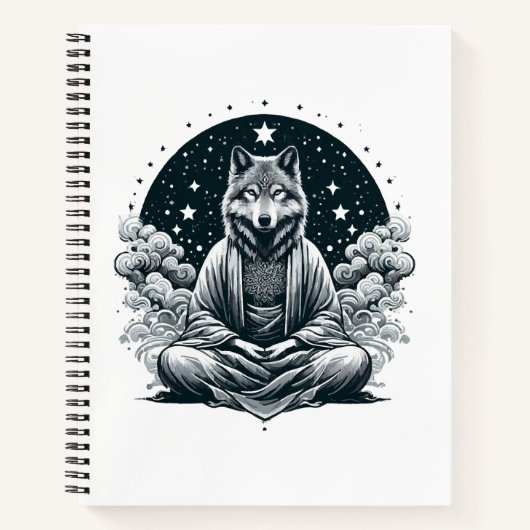 Carnet Loup conscient (Devant)