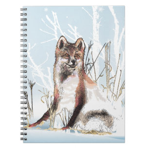 Carnet Loup d'hiver