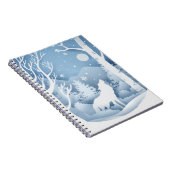 Carnet Loup d'hiver (Côté Droit)