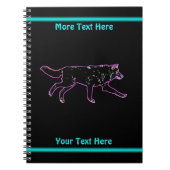 Carnet Loup électrique (Devant)