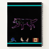 Carnet Loup électrique (Dos)