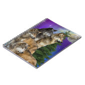 Carnet loup et Lune (Côté gauche)