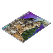 Carnet loup et lune (Côté gauche)