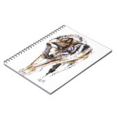 Carnet Loup européen (Côté gauche)