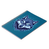 Carnet Loup Féroce – Symbole de Force et de Liberté (Côté gauche)