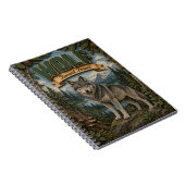 Carnet Loup Forêt Boréale POPCUT (Côté Droit)