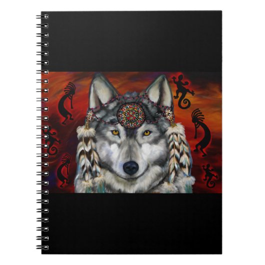 Carnet Loup Gris (Devant)