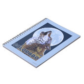 Carnet Loup gris Howling Colorado (Côté gauche)