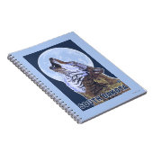 Carnet Loup gris Howling Dakota du Sud (Côté Droit)