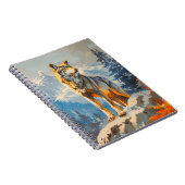 Carnet Loup majestueux (Côté Droit)