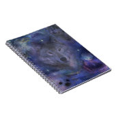 Carnet Loup mystique dans le clair de lune (Côté Droit)