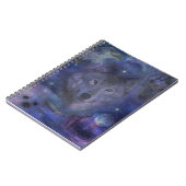 Carnet Loup mystique dans le clair de lune (Côté gauche)