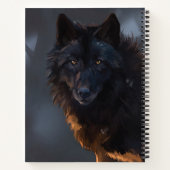 Carnet Loup noir (Dos)