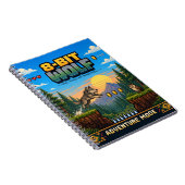 Carnet Loup, Pixel Art 8 Bits Rétro (Côté Droit)