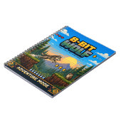 Carnet Loup, Pixel Art 8 Bits Rétro (Côté gauche)