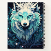 Carnet Loup sauvage céleste lunaire (Dos)