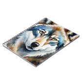 Carnet Loup solitaire (Côté gauche)