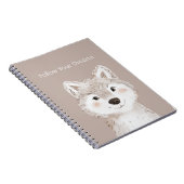 Carnet Loup Suivez Vos Rêves (Côté Droit)