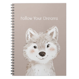 Carnet Loup Suivez Vos Rêves