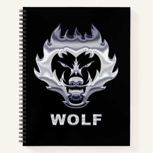Carnet Loup surréaliste (Devant)
