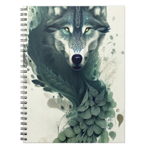 Carnet Loup tribal