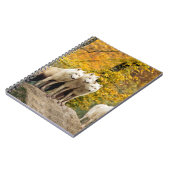 Carnet Loups blancs de l'Alaska dans la forêt (Côté gauche)