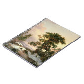 Carnet Loups dans un paysage d'hiver (huile sur le (Côté gauche)