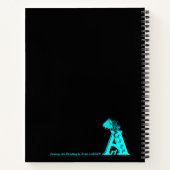 Carnet Loups et corbeau avec pleine lune (Dos)