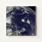 Carnet L'Ouragan Irene Traverse Les Bahamas. (Dos)