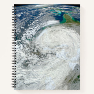 Carnet L'Ouragan Sandy Le Long De La Côte Est Des États-U