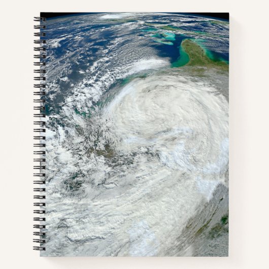 Carnet L'Ouragan Sandy Le Long De La Côte Est Des États-U (Devant)