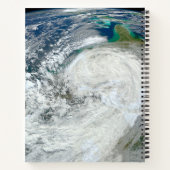Carnet L'Ouragan Sandy Le Long De La Côte Est Des États-U (Dos)
