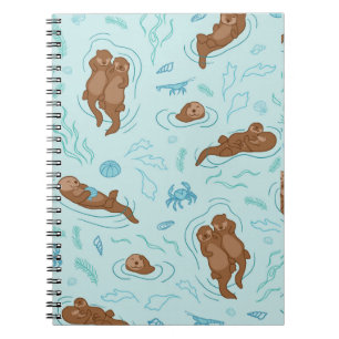 Carnet Loutre amusant clair