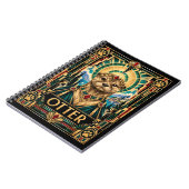 Carnet Loutre, faune Art Déco (Côté gauche)
