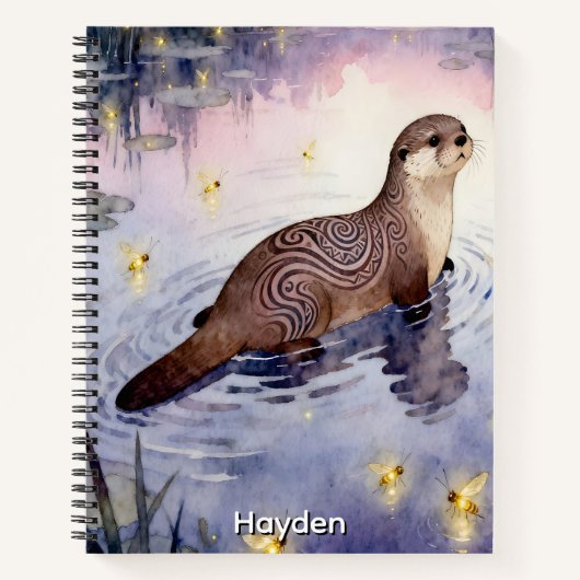 Carnet Loutre Tribale (Devant)