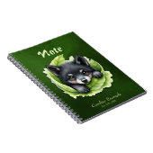 Carnet Louveteau dans le vert (Côté Droit)