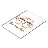 Carnet Love Brews Here - Cute Romantique Couple de café (Côté gauche)